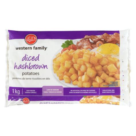 Are Western Family diced hash browns gluten free